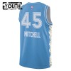 NBA Børn Trøje Cleveland Cavaliers Donovan Mitchell 2024-25 Nike City Edition Blå Swingman